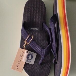 Women's Navy Sandals